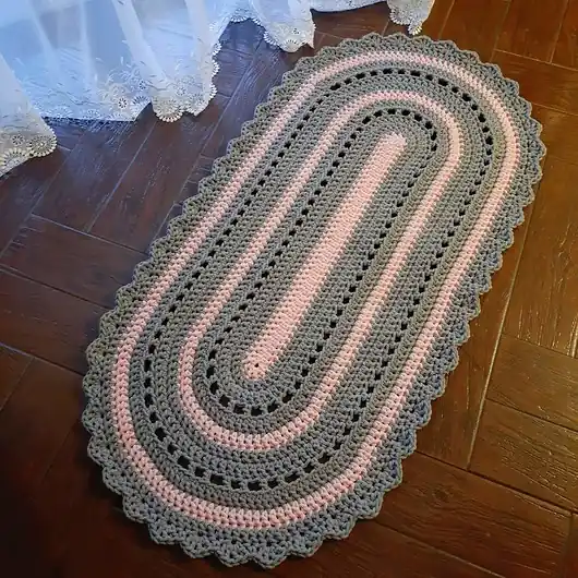 Bezpieczna płatność Dywan ze sznurka owalny 70cmx140cm