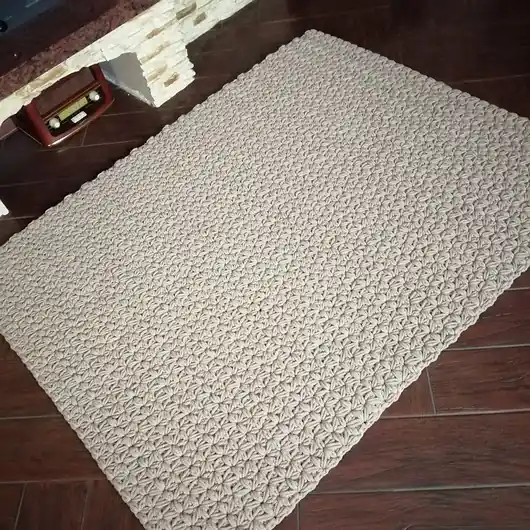 Darmowy zwrot Dywan ze sznurka bawełnianego 110cmx150cm
