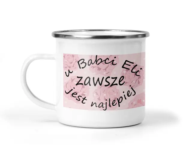 Kubek metalowy dla babci na dzień babci 4 Kup teraz