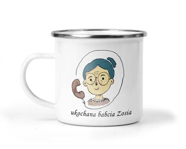 Wyprzedaż Kubek metalowy dla babci na dzień babci 8