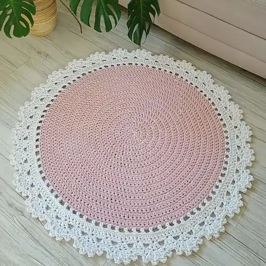 Dywan okrągły ze sznurka bawełnianego 120cm Do wyczerpania zapasów