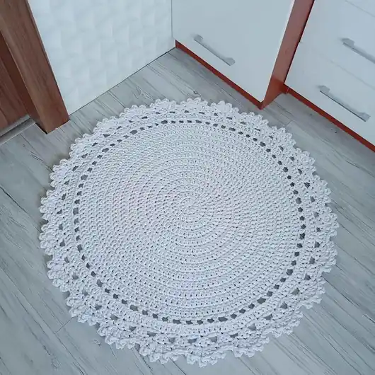 Dywan szydełkowy ze sznurka 100cm Szybka wysyłka