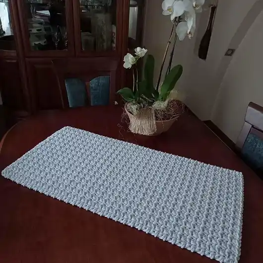 Bieżnik prostokątny ze sznurka 40cmx80cm Do wyczerpania zapasów