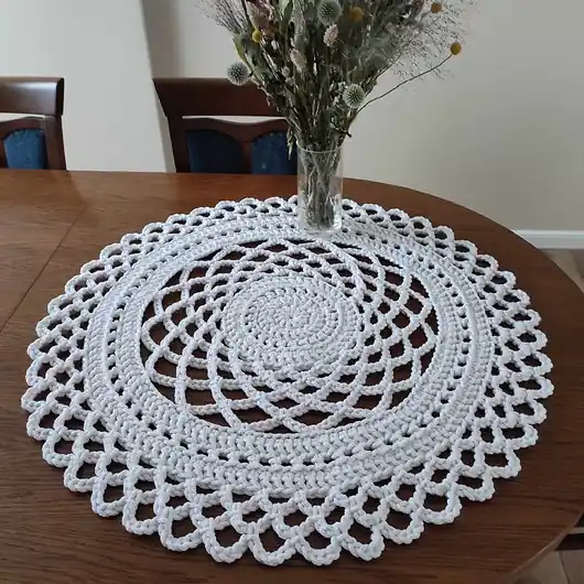 Serweta ażurowa ze sznurka 85cm Tylko do końca tygodnia
