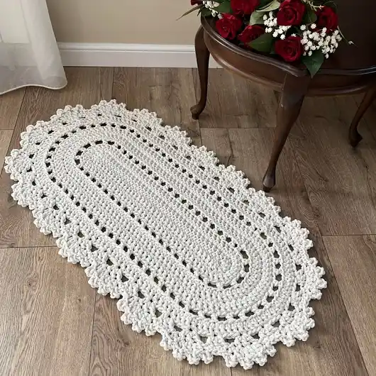 Oferta Dywan owalny ze sznurka 50cmx100cm