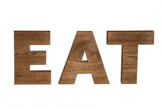 Kup online Litery drewniane napis EAT