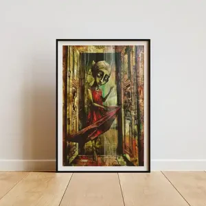 Bezpieczne zakupy Plakat - Baroque Lady