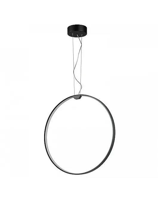 Lampa Wisząca Ciclone Czarna LED 60 cm Zniżka