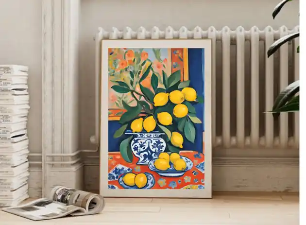 Ekspresowa dostawa PLAKAT abstrakcyjny Matisse kolorowy
