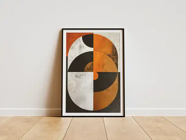 Plakat - Abstract Brown Zamów teraz