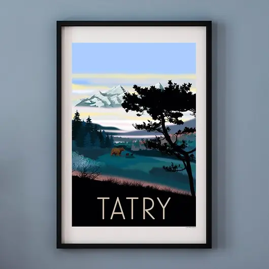 Popularny Plakat TATRY