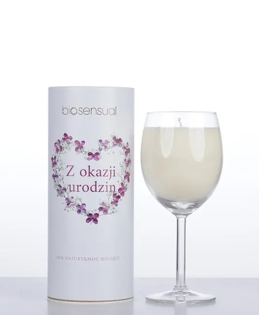 Wybór klientów Świeca w kielichu - Z okazji urodzin ONA