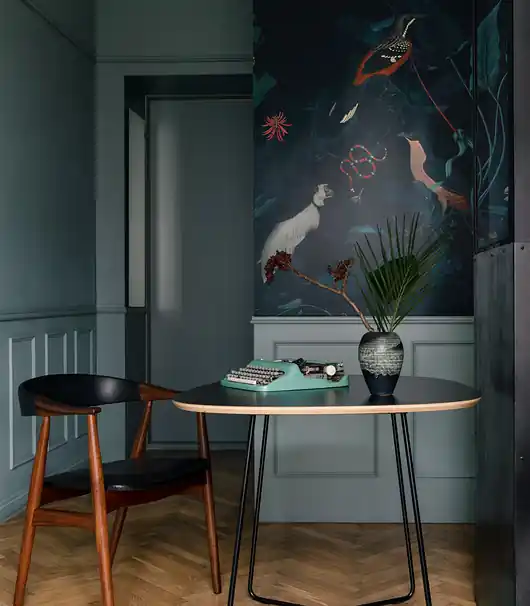 Wyprzedaż Tapeta Teal Blue Garden