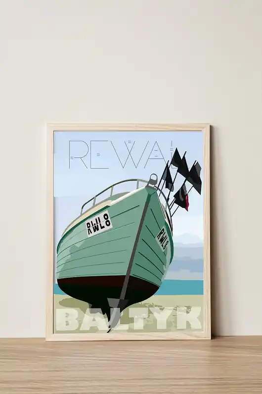 Plakat Kuter Wyprzedaż