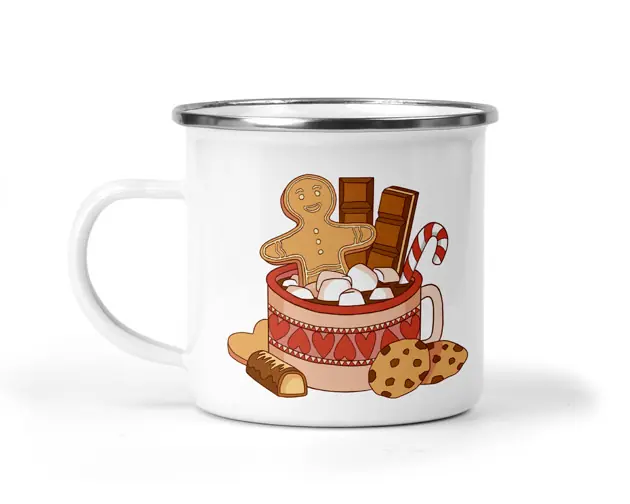 Kubek świąteczny metalowy 13 Oferta