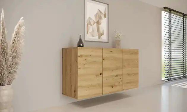 Najlepsza cena Wisząca komoda w stylu nowoczesnym NEVADA dąb artisan