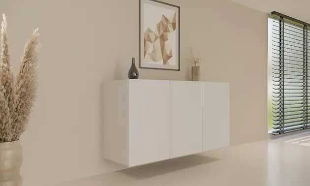 Wisząca komoda w stylu nowoczesnym NEVADA biała Taniej