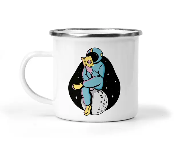 Oferta czasowa Kubek metalowy książka 17