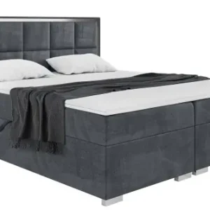 Łóżko boxspring ze srebrną ramą DANI Dodaj do koszyka