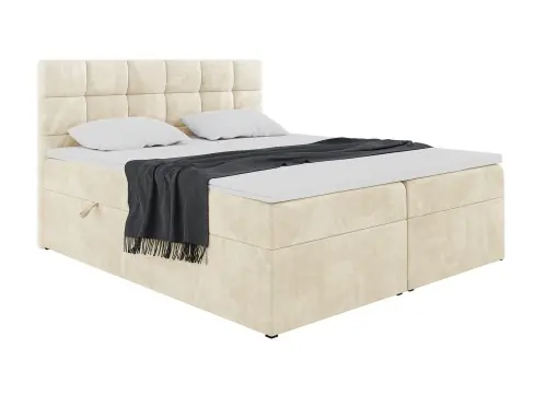 Wysoka jakość Łóżko kontynentalne boxspring pikowane TAPO 2