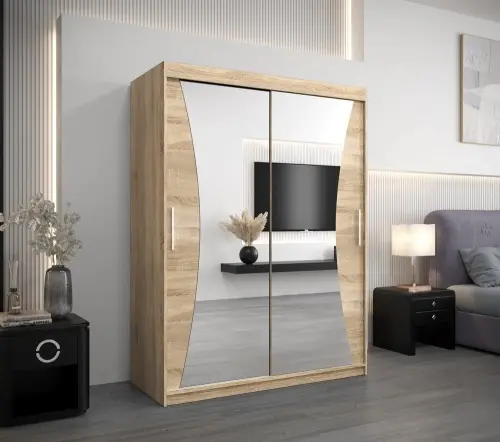 Szafa przesuwna do przedpokoju 150 cm MONICO Wyjątkowa oferta
