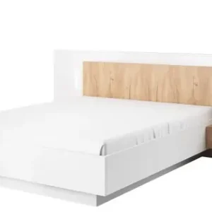 Ekspresowa dostawa Łóżko sypialniane ze stolikami nocnymi TRIDE 160x200