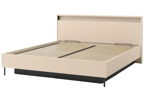 Łóżko z pojemnikiem i zagłówkiem 180x200 cm TREND TS-03 Ostatnie sztuki