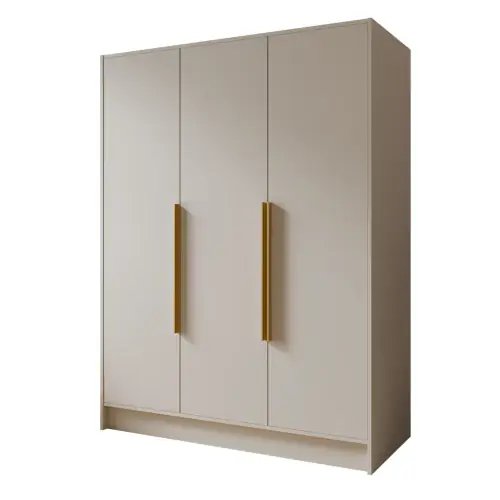 Wybór klientów Szafa trzydrzwiowa kaszmirowa drążki półki 150 cm PORTA