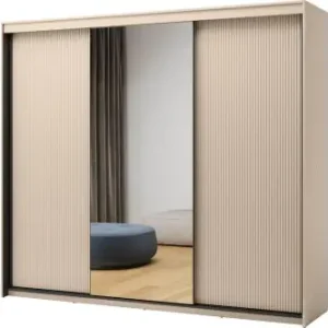 Szafa trzydrzwiowa przesuwna 250 cm TREND TS-02 LED Darmowy zwrot