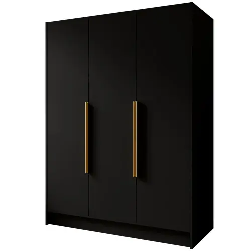 Tylko dziś Szafa uchylna czarna dwuosobowa 150 cm PORTA