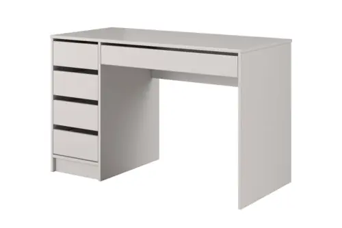 Premium Biurko toaletka z szufladami ADELA 120 cm kaszmir