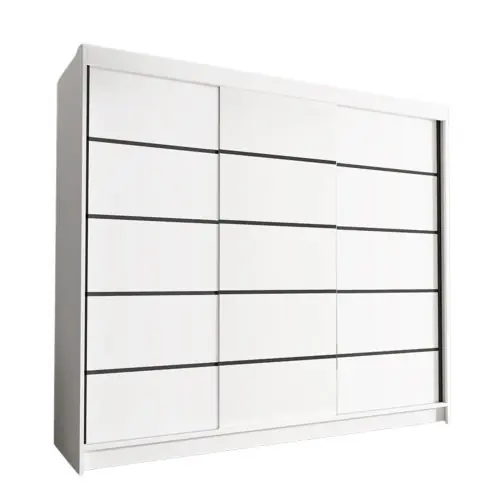 Bestseller Szafa do przedpokoju DIAVO VII biały mat 250 cm