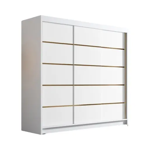 Tylko do końca tygodnia Szafa garderoba biały mat DAVO VII 200 cm