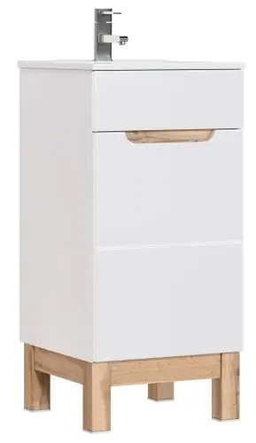 Tylko do końca tygodnia Szafka pod umywalkę 40 cm BALI WHITE 823