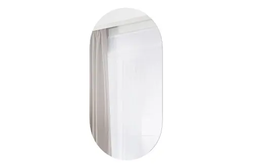 Obniżka ceny Lustro naścienne zaokrąglone 90 cm HARMONY HR-04