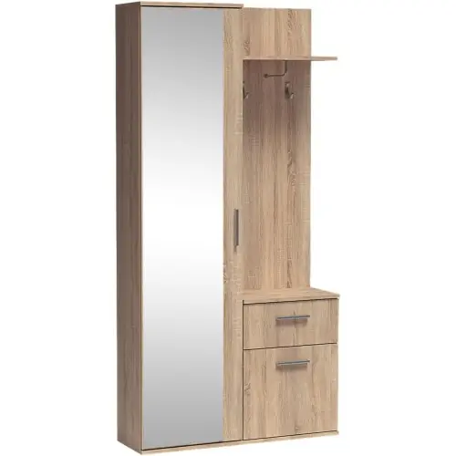 Oferta limitowana Meble nowoczesne do przedpokoju dąb sonoma LUX