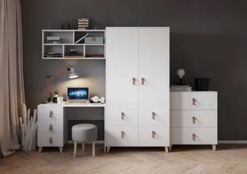 Premium Zestaw mebli młodzieżowych VIGO z biurkiem