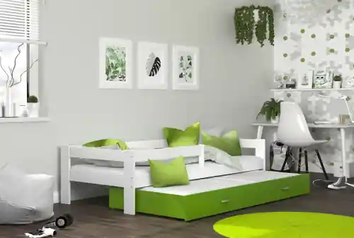 Darmowy zwrot Łóżko LUPO 160x80 parterowe z szufladą dla dzieci