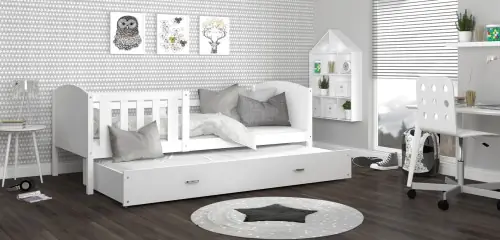 Łóżko RAMI P2 200x90 duże dwusobowe łóżko dla młodzieży Premium