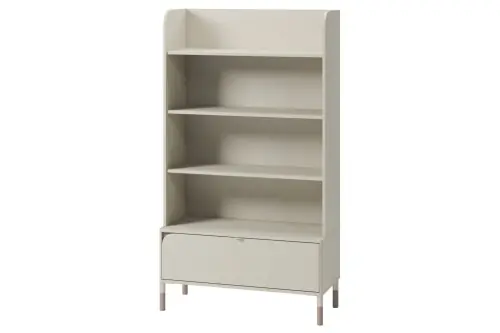Regał z szufladą na nóżkach 89 cm HARMONY HR-02 Bezpieczne zakupy
