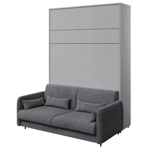 Nowość Półkotapczan pionowy z sofą 180x200 BED CONCEPT BC-13 Lenart
