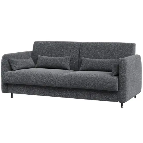 Sofa grafitowa BC-18 do łóżka BC-01 140x200 cm Ekspresowa dostawa