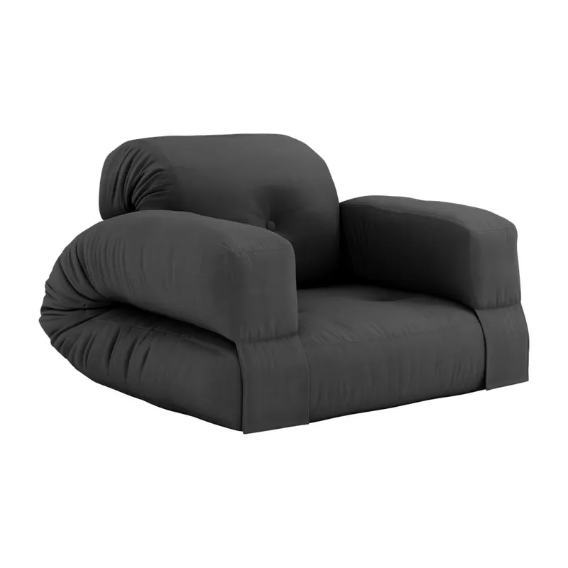 Ograniczona ilość Fotel rozkładany Karup Design Hippo Dark Grey Bonami