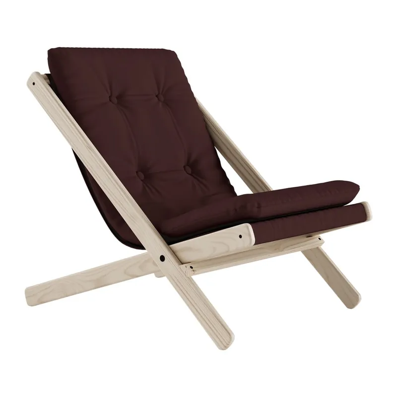 Ograniczona ilość Fotel składany Karup Design Boogie Raw/Brown Bonami