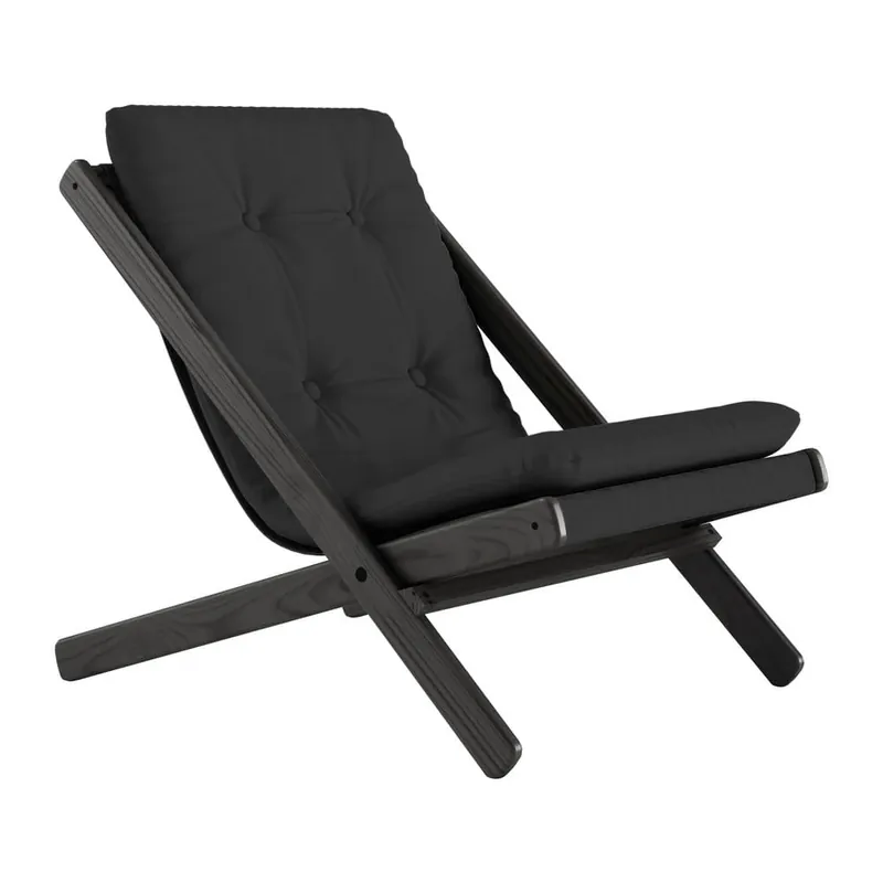 Sprawdź teraz Fotel składany Karup Design Boogie Black/Grey Bonami