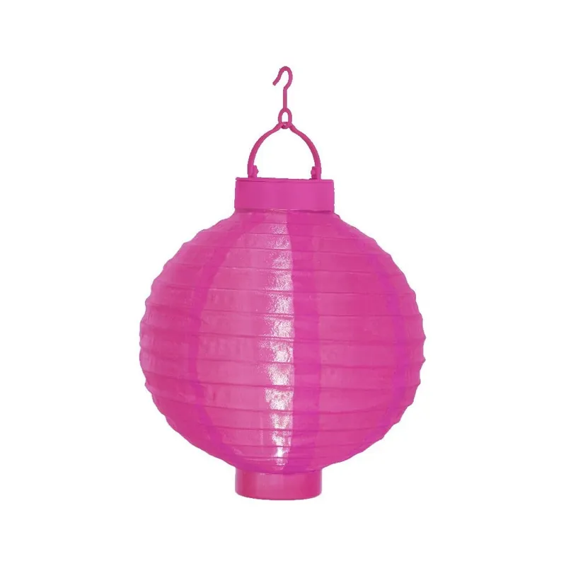 Nowy Różowy ogrodowy lampion solarny LED Star Trading, ø 20 cm Bonami