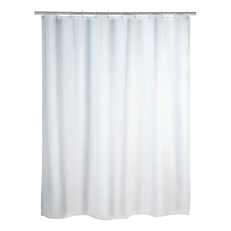Oferta limitowana Biała zasłona prysznicowa z warstwą przeciw pleśni Wenko, 180x200 cm Bonami