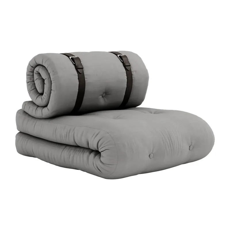 Zamów dziś Fotel rozkładany Karup Design Buckle Up Grey Bonami