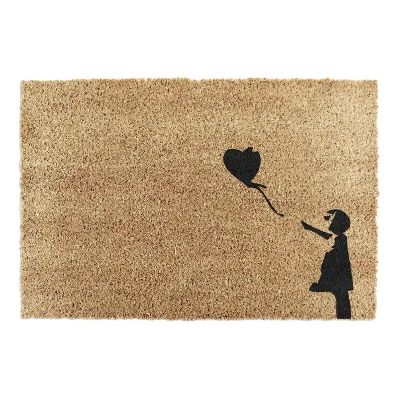 Wycieraczka z włókna kokosowego 40x60 cm Girl With a Ballon – Artsy Doormats Bonami Wybór klientów