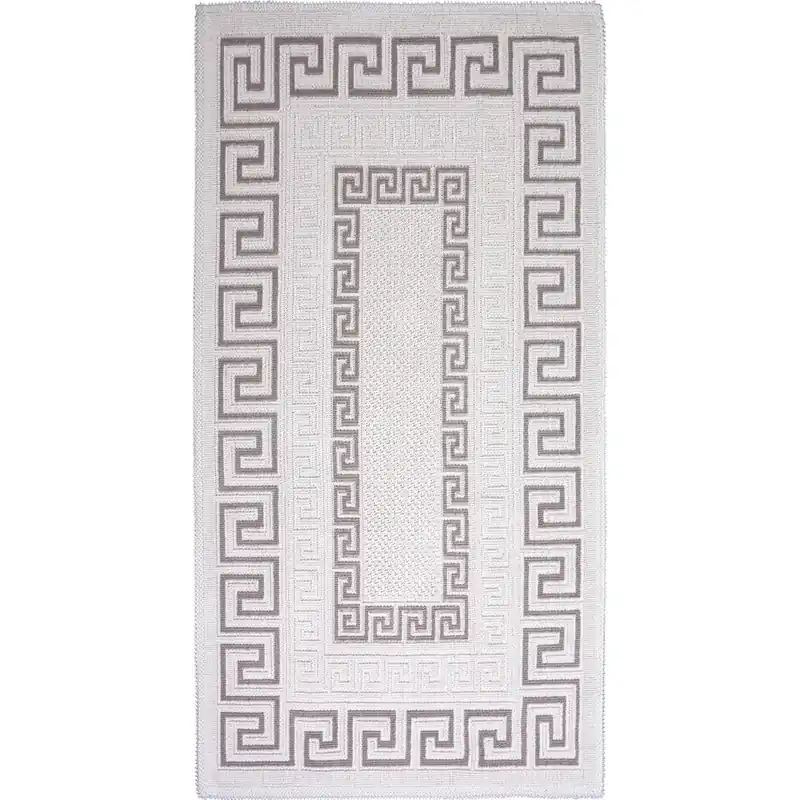Oferta Szarobeżowy bawełniany dywan Vitaus Versace, 60x90 cm Bonami